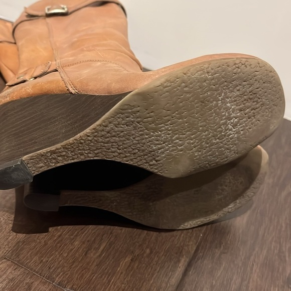 Women’s Call It Spring Women Boots Size 7 tan/brown- below the knee wedge - Picture 9 of 9